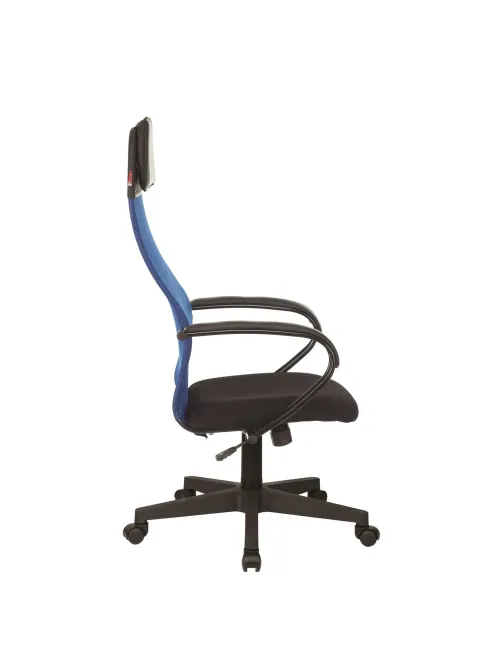 Кресло VB_EChair-655 TTW_BL сетка/ткань синий, пластик