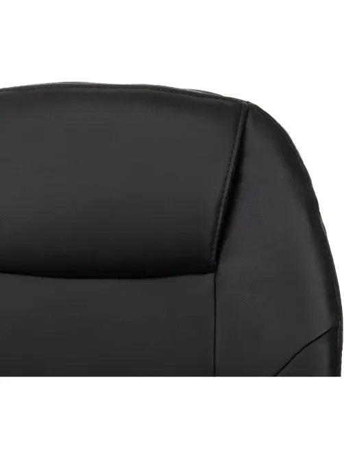 Кресло VB_EChair 668 PU P черный эко.кожа подст.для ног
