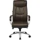 Кресло BN_Fc_Руководителя Echair-534 TL кожа коричневая, хром