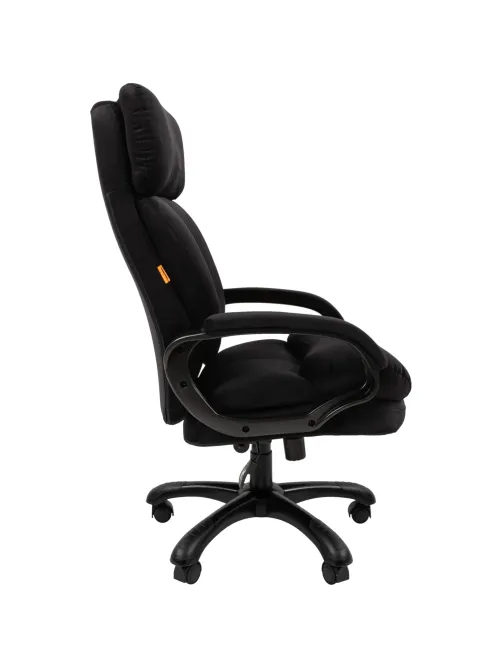 Кресло VT_Chairman Home 505 ткань Т-84 черный (черный пластик)