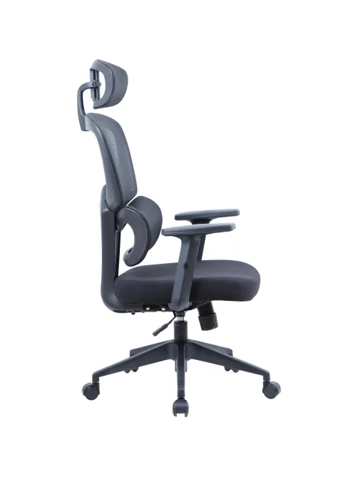Кресло BN_SH_EChair-646 TC сетка/ткань черный