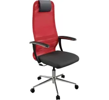 Кресло МТ_SU-B-8/Sit 8 B1-8U подл.158/осн.009 красный/черный zDC.2F.1.2A2