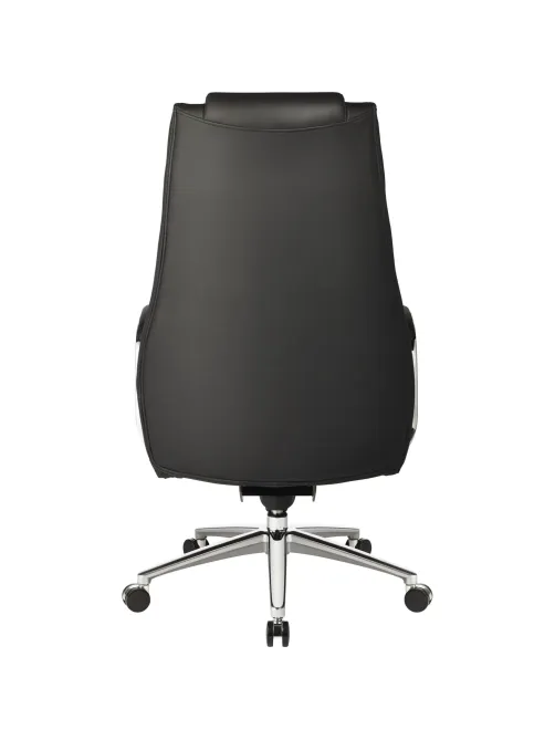 Кресло BN_Jl_Руководителя Echair-518 ML кожа черная, хром