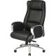Кресло BN_Jl_Руководителя Echair-545 ML кожа черная, хром
