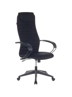 Кресло VB_EChair-655 TTW11 ткань черный, пластик