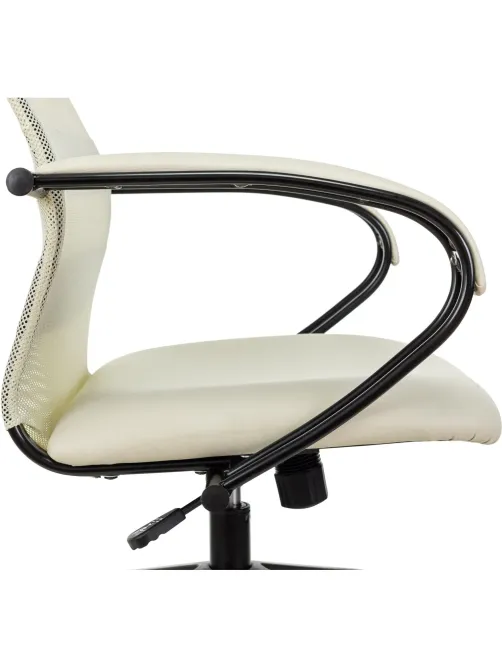 Кресло VB_EChair-655 TPU_BG сетка/экокожа бежевый пластик