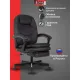 Кресло VB_EChair 668 PU P черный эко.кожа подст.для ног