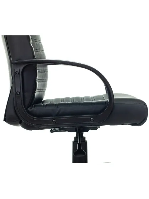 Кресло VB_Echair-657 PU кожзам черный пластик