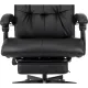 Кресло VB_EChair 624 PU PM черный эко.кожа  подст.для ног