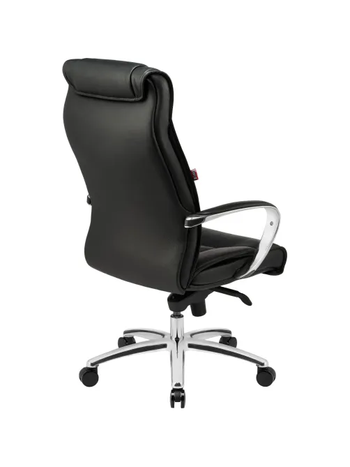 Кресло BN_Fc_Руководителя Echair-534 TL кожа черная, хром