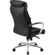 Кресло BN_Fc_Руководителя Echair-534 TL кожа черная, хром