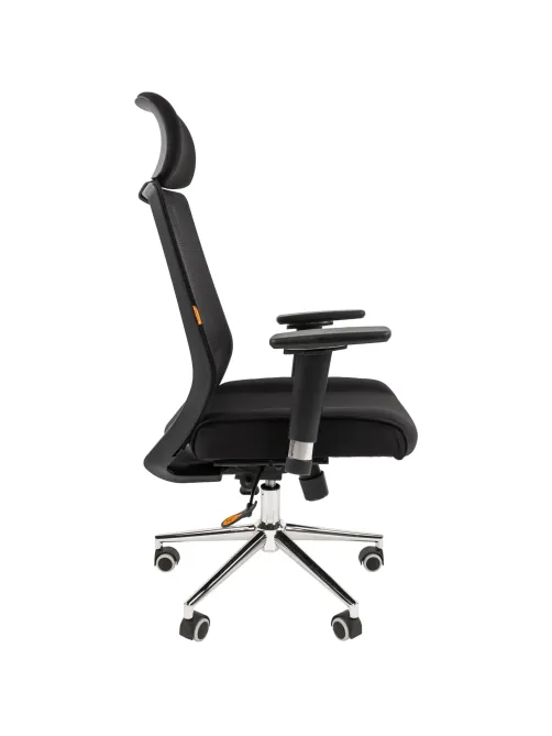 Кресло VT_CHAIRMAN 555 LUX ткань TW черный хром