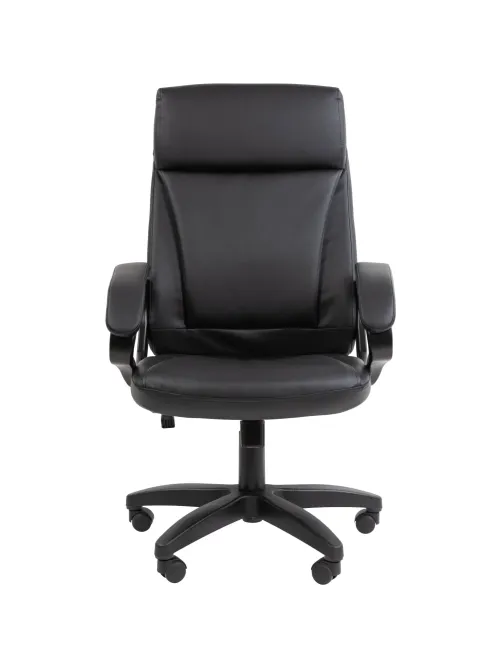 Кресло VT_Chairman 794LT чер.пласт экокожа черная