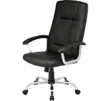 Кресло BN_Dp_Руководителя EChair-524 TPU к/з черный, хром