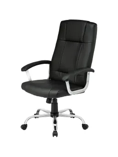 Кресло BN_Dp_Руководителя EChair-524 TPU к/з черный, хром