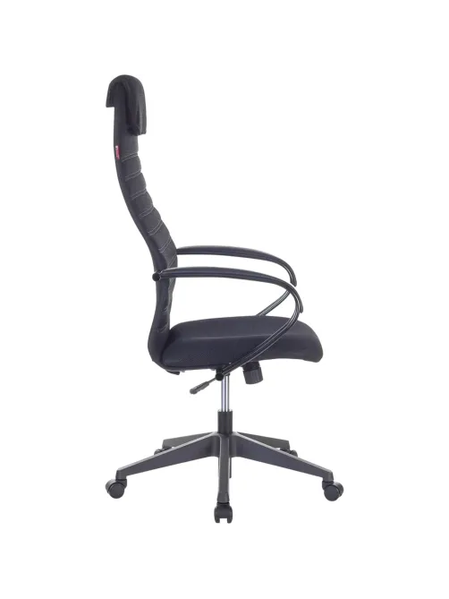 Кресло VB_EChair-655 TTW11 ткань черный, пластик