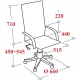 Кресло VB_EChair-510 TW сетка/ткань черный хром