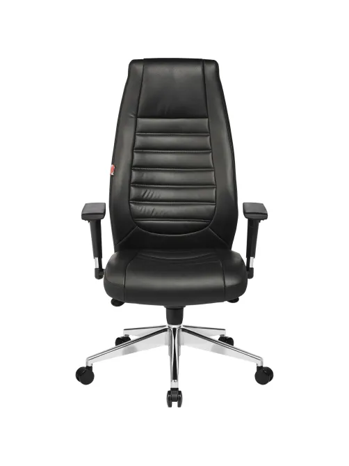 Кресло BN_Fc_EChair-599 MPU кожзам черный, алюминий