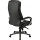 Кресло BN_Dp_Руководителя EChair-604 ML кожа черная, пластик