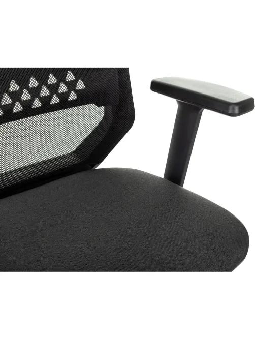 Кресло VB_EChair 663 TC-H черный TW-01 38-418 сетка/ткань