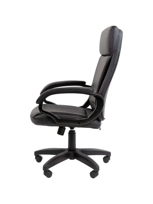 Кресло VT_Chairman 794LT чер.пласт экокожа черная
