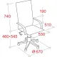 Кресло BN_Fc_Руководителя Echair-534 TL кожа коричневая, хром