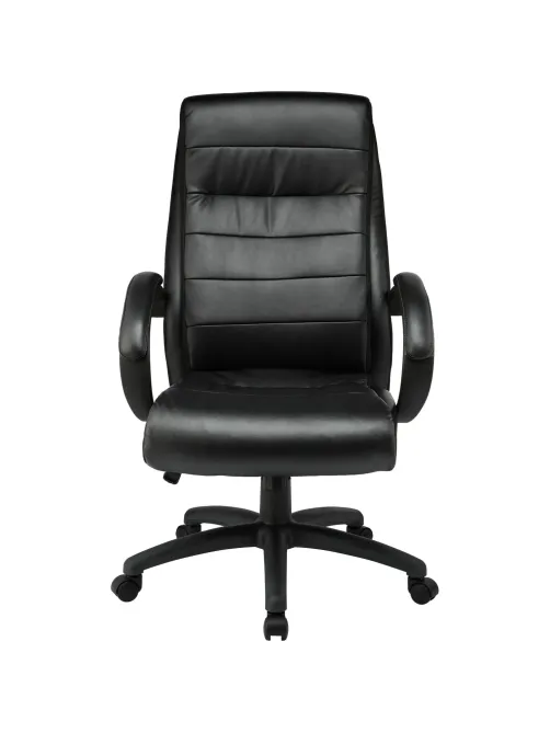 Кресло BN_Dp_EChair-648 TPU кожзам черный, пластик черный