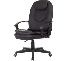 Кресло VB_EChair 668LT PU черный эко.кожа крестов. пластик