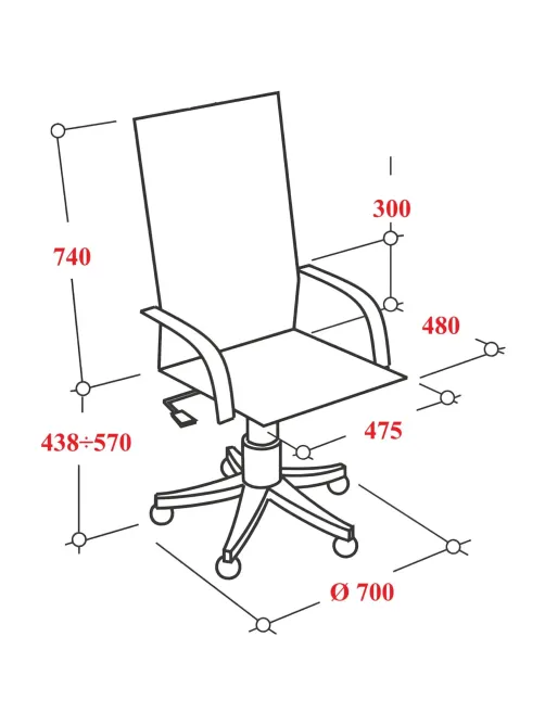 Кресло МТ_ErgoLife Set 17/подл.131/осн.Sit 052 Черный z5AD.16.1.2A3