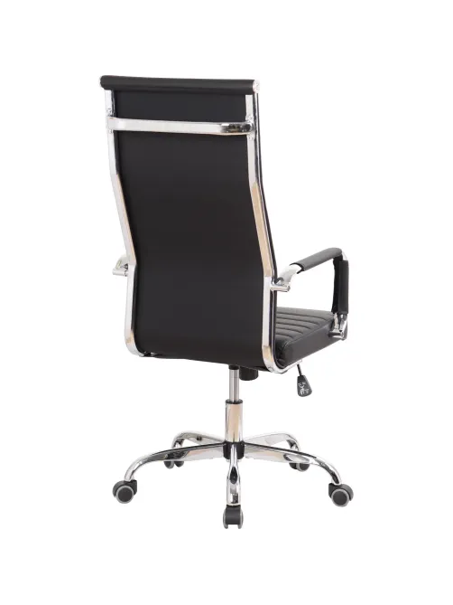 Кресло BN_SH_EChair-566 TPU кожзам черный, хром