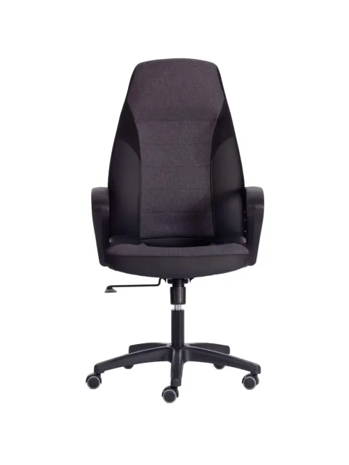 Кресло UT_Easy Chair Impreza, к/з, тк, сетка, чер/сер/мет,36-6/F68/36/TW-11