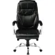 Кресло BN_Dp_Руководителя EChair-535 MPU к/з черный, хром