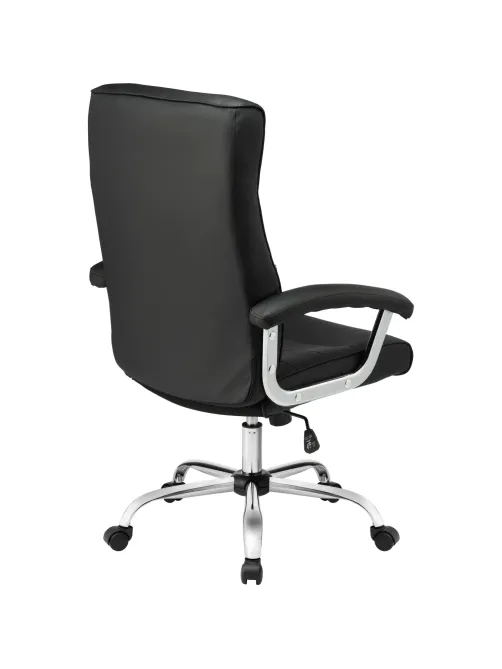 Кресло BN_Dt_EChair-586 TPU экокожа  черный, хром
