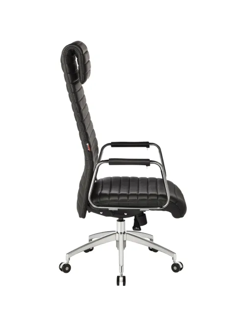 Кресло BN_Fc_Руководителя Echair-528 ML кожа черная, алюминий