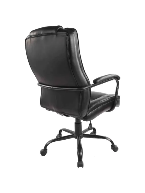 Кресло BN_Dp_EChair-584 TR рецикл.кожа черный, металл черный