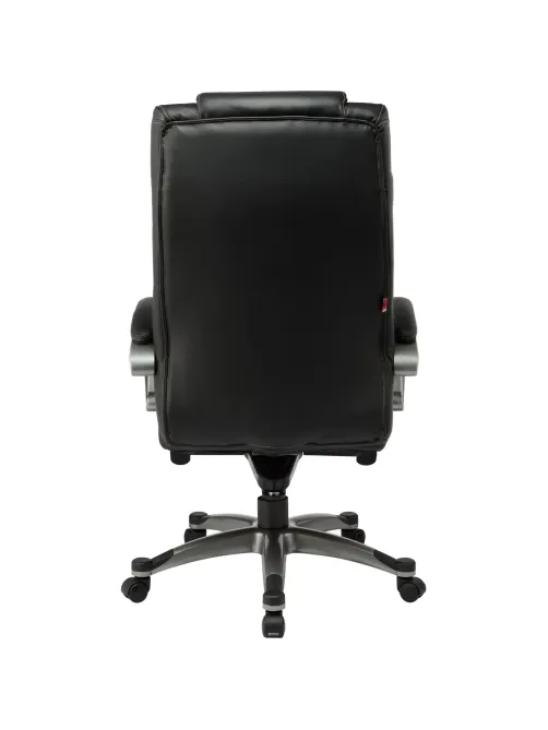 Кресло BN_Dp_Руководителя EChair-604 ML кожа черная, пластик