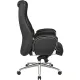 Кресло BN_Jl_Руководителя Echair-545 ML кожа черная, хром