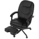 Кресло VB_EChair 668 PU P черный эко.кожа подст.для ног