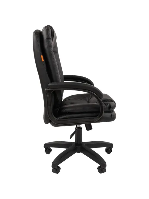 Кресло VT_Chairman 668LT черный пластик, экопремиум черный N