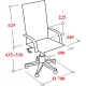 Кресло VB_EChair 602LT серый Light-19 крестов. пластик