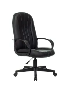 Кресло VB_Echair-658 PU кожзам черный пластик