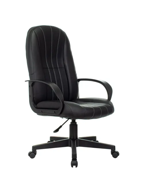 Кресло VB_Echair-658 PU кожзам черный пластик