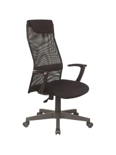 Кресло VB_БЮРОКРАТ KB-8 Black черный TW-01 TW-11 сетка
