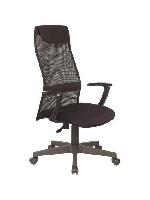 Кресло VB_БЮРОКРАТ KB-8 Black черный TW-01 TW-11 сетка