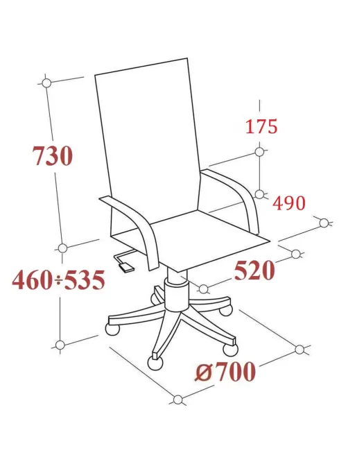 Кресло BN_Hg_EChair-578 TC сетка/ткань черный, пластик черный