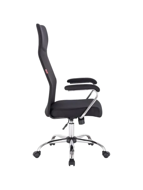 Кресло BN_Sp_EChair-590 TC ткань черный, хром