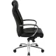 Кресло BN_Fc_Руководителя Echair-534 TL кожа черная, хром