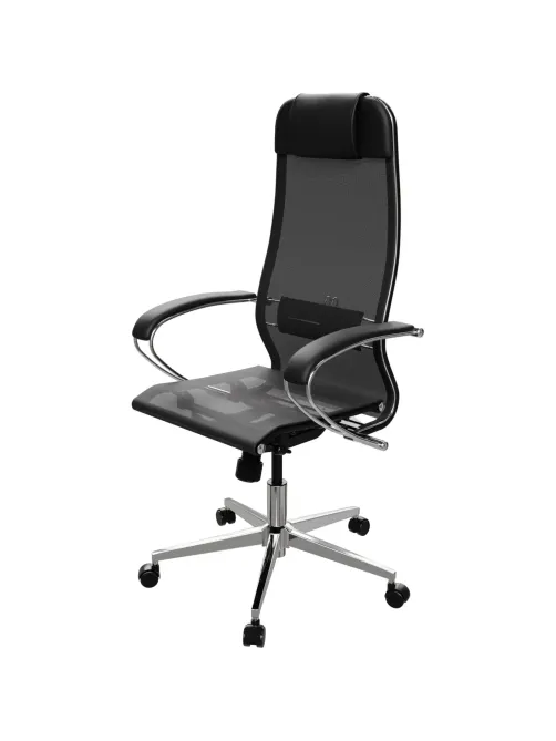 Кресло МТ_ErgoLife Set 4/подл.131/осн.Synchro 004 Черный z212.16.1.3E3