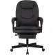 Кресло VB_EChair 668 PU P черный эко.кожа подст.для ног