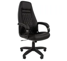 Кресло VT_CHAIRMAN 950 LT экокожа черный пластик